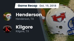 Recap: Henderson  vs. Kilgore  2018