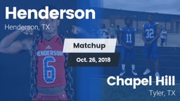 Matchup: Henderson vs. Chapel Hill  2018