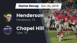 Recap: Henderson  vs. Chapel Hill  2018