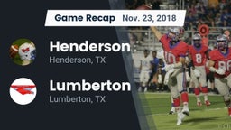 Recap: Henderson  vs. Lumberton  2018