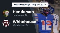 Recap: Henderson  vs. Whitehouse  2019