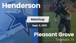 Matchup: Henderson vs. Pleasant Grove  2019