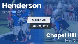 Matchup: Henderson vs. Chapel Hill  2019