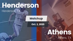 Matchup: Henderson vs. Athens  2020