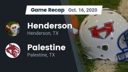 Recap: Henderson  vs. Palestine  2020