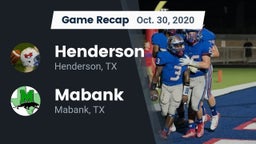 Recap: Henderson  vs. Mabank  2020