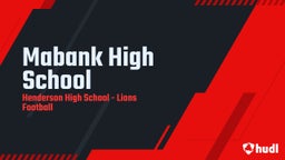 Henderson football highlights Mabank High School
