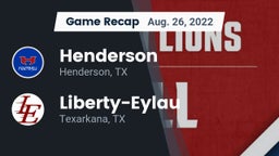 Recap: Henderson  vs. Liberty-Eylau  2022