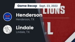Recap: Henderson  vs. Lindale  2022