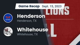 Recap: Henderson  vs. Whitehouse  2023