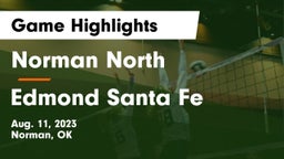 Norman North  vs Edmond Santa Fe Game Highlights - Aug. 11, 2023