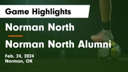Norman North  vs Norman North Alumni Game Highlights - Feb. 24, 2024