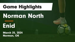 Norman North  vs Enid  Game Highlights - March 25, 2024