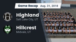 Recap: Highland  vs. Hillcrest   2018