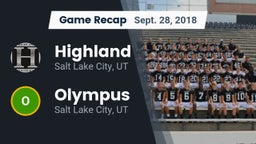 Recap: Highland  vs. Olympus  2018