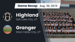 Recap: Highland  vs. Granger  2019
