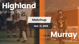 Matchup: Highland  vs. Murray  2019