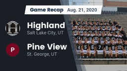 Recap: Highland  vs. Pine View  2020