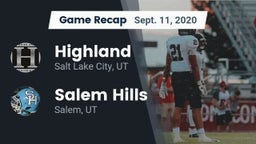 Recap: Highland  vs. Salem Hills  2020