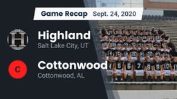 Recap: Highland  vs. Cottonwood  2020