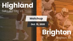 Matchup: Highland  vs. Brighton  2020