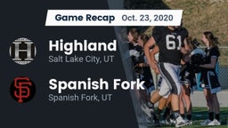 Recap: Highland  vs. Spanish Fork  2020