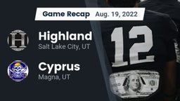 Recap: Highland  vs. Cyprus  2022
