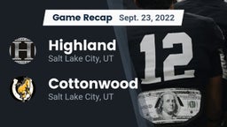Recap: Highland  vs. Cottonwood  2022