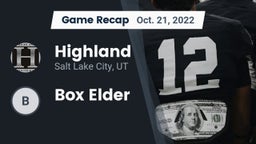 Recap: Highland  vs. Box Elder 2022
