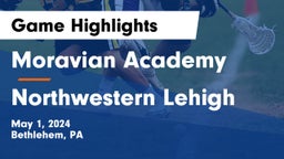 Moravian Academy  vs Northwestern Lehigh  Game Highlights - May 1, 2024