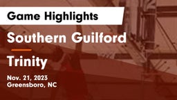 Southern Guilford  vs Trinity  Game Highlights - Nov. 21, 2023