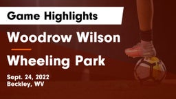 Woodrow Wilson  vs Wheeling Park Game Highlights - Sept. 24, 2022