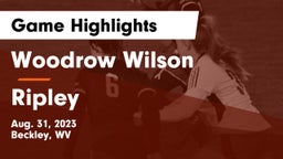 Woodrow Wilson  vs Ripley  Game Highlights - Aug. 31, 2023