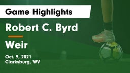 Robert C. Byrd  vs Weir Game Highlights - Oct. 9, 2021