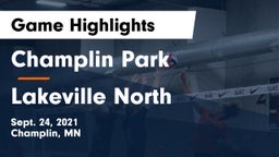 Champlin Park  vs Lakeville North  Game Highlights - Sept. 24, 2021