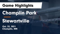 Champlin Park  vs Stewartville  Game Highlights - Oct. 23, 2021