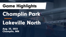 Champlin Park  vs Lakeville North  Game Highlights - Aug. 25, 2022