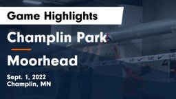 Champlin Park  vs Moorhead Game Highlights - Sept. 1, 2022