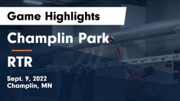 Champlin Park  vs RTR  Game Highlights - Sept. 9, 2022