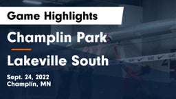 Champlin Park  vs Lakeville South  Game Highlights - Sept. 24, 2022