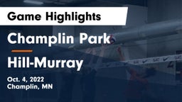 Champlin Park  vs Hill-Murray  Game Highlights - Oct. 4, 2022