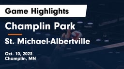 Champlin Park  vs St. Michael-Albertville  Game Highlights - Oct. 10, 2023