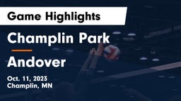 Champlin Park  vs Andover  Game Highlights - Oct. 11, 2023