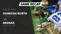Recap: Oshkosh North  vs. Neenah  2016