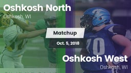 Matchup: Oshkosh North High vs. Oshkosh West  2018