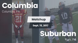 Matchup: Columbia  vs. Suburban  2017