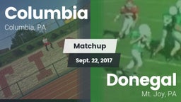 Matchup: Columbia  vs. Donegal  2017