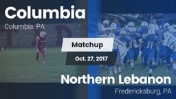 Matchup: Columbia  vs. Northern Lebanon  2017