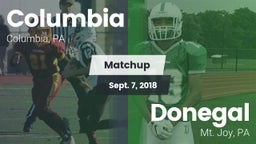 Matchup: Columbia  vs. Donegal  2018