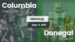 Matchup: Columbia  vs. Donegal  2019